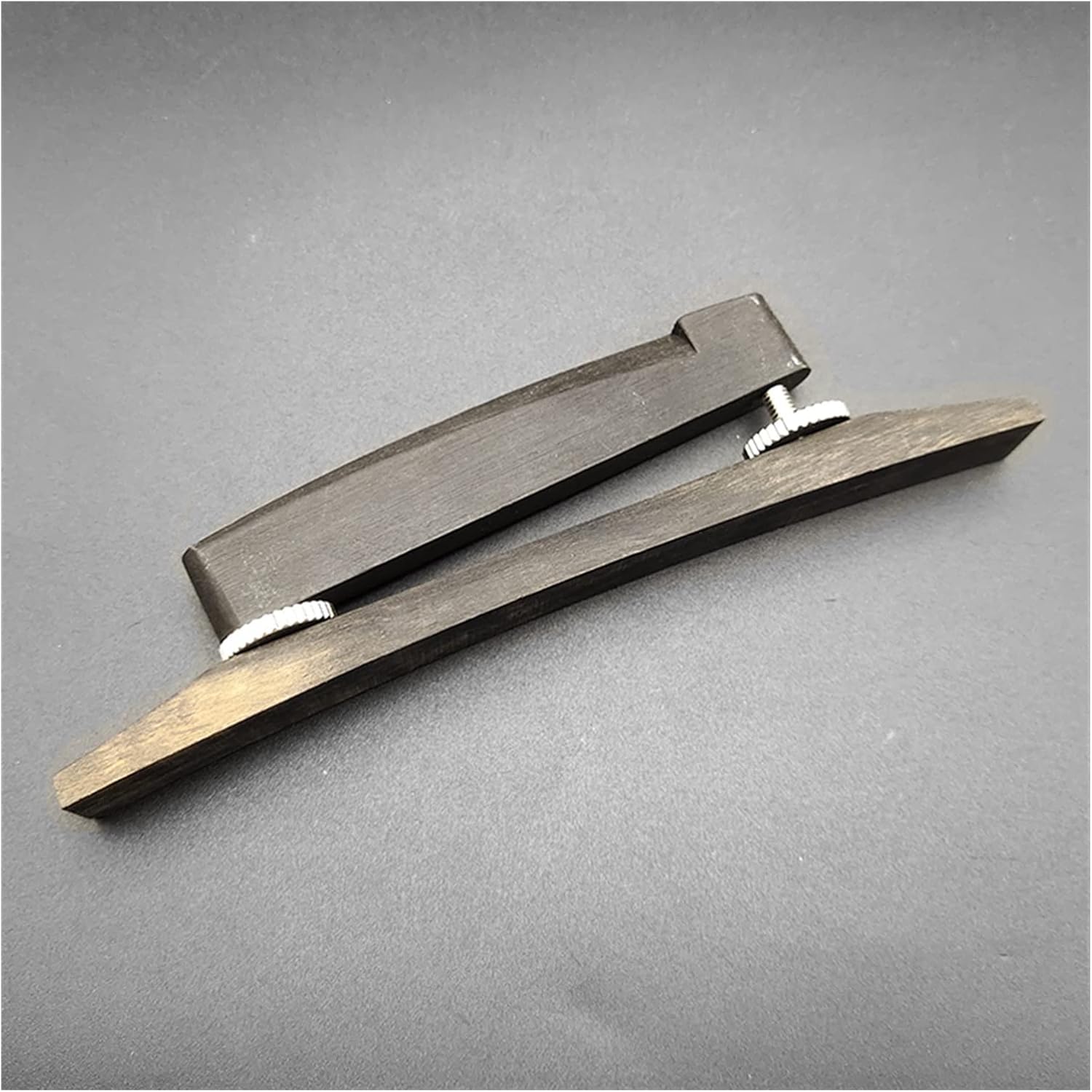 6 String Ebony Guitar Bridge Adjustable Floating Ebony Bridge Bass Guitar Accessories Electric Guitar Bridge (Color : 10pcs)