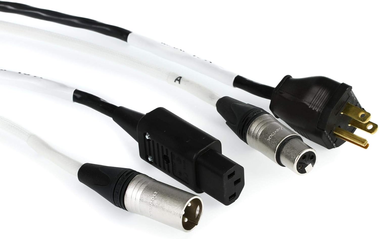 Proco EC9-25 Siamese Twin XLRF-XLRM Audio Cable + IEC Power Cable - 25 Feet