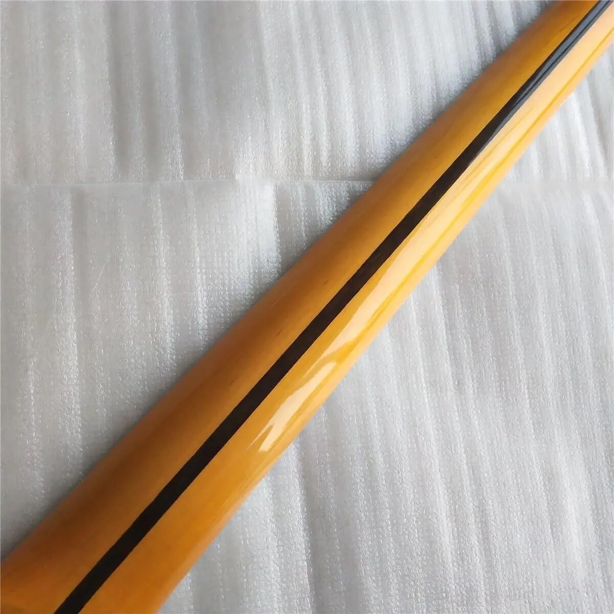 Maple Electric Jazz Bass Guitar Neck 20 Fret 34inch Rosewood Vine Inlay Yellow