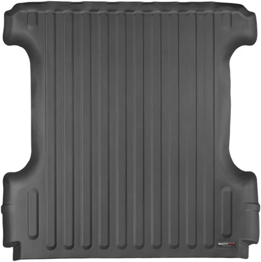 WEATHERTECH 38210 All Weather Custom Fit Bed Liner - Fits 2017-2018 Ford Super Duty 6 3/4' Bed Black