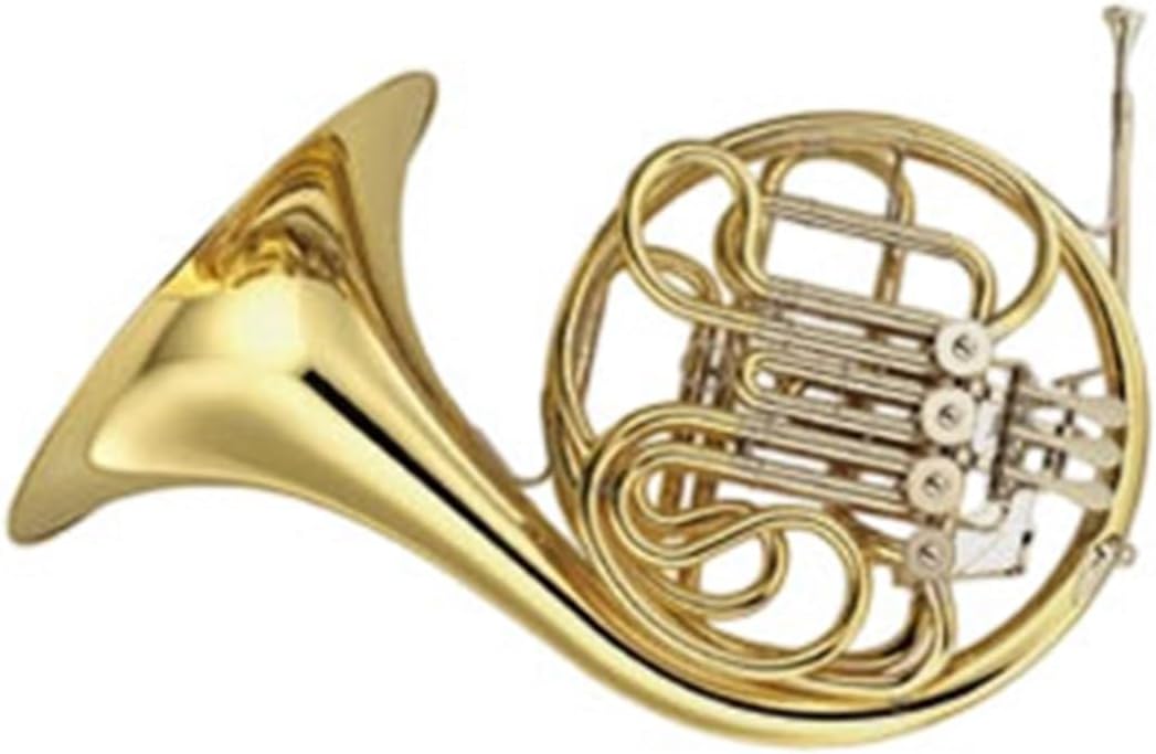 4 Key French Horn Double Horn Professional Performance Teaching Brass Instrument(One Piece)