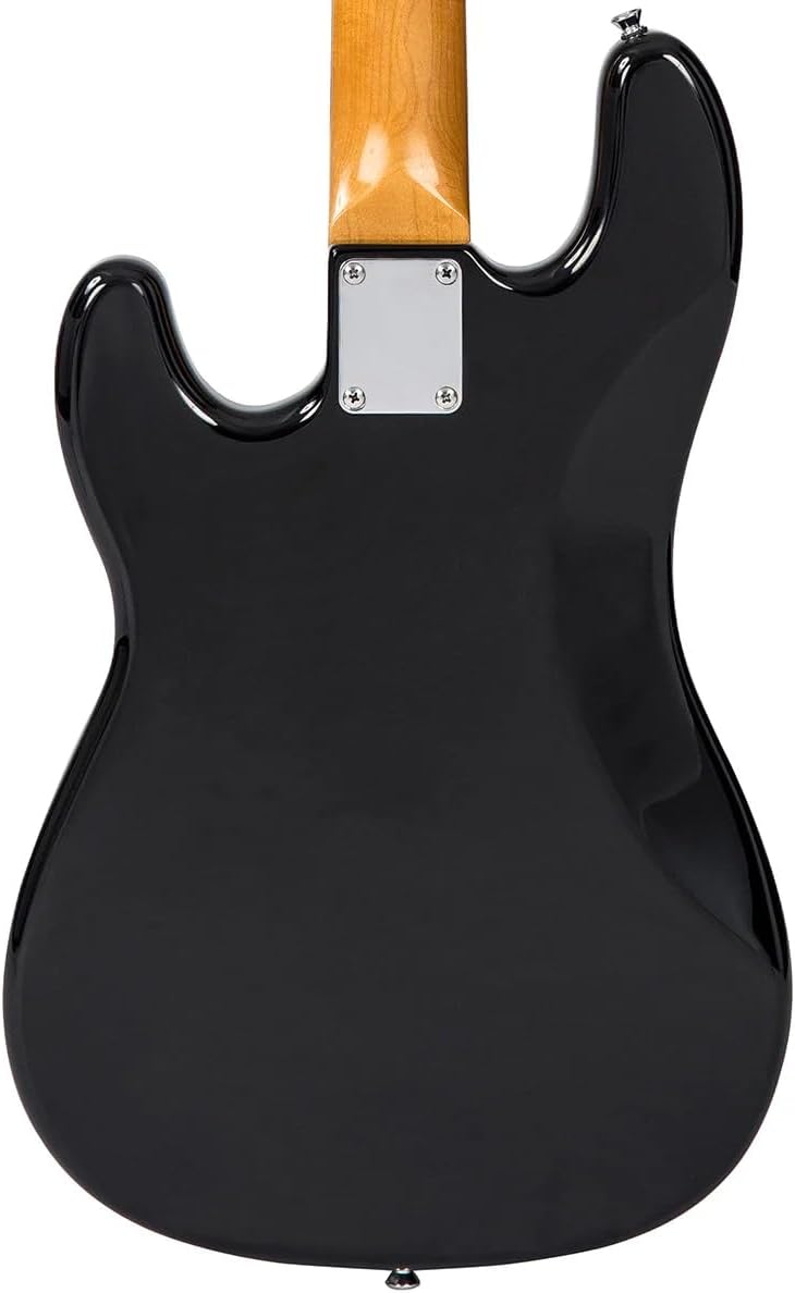 VINTAGE V4 BASS GUITAR - ROCKER BLACK