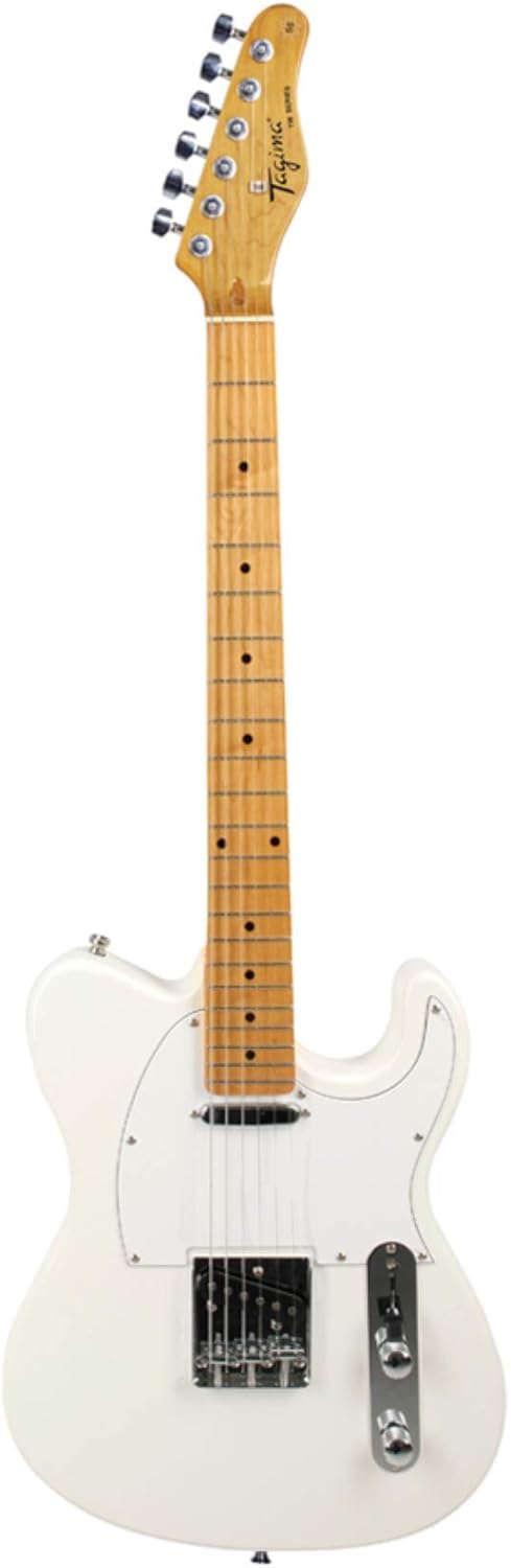Tagima TW55 Olympic White Solid Body T style guitar