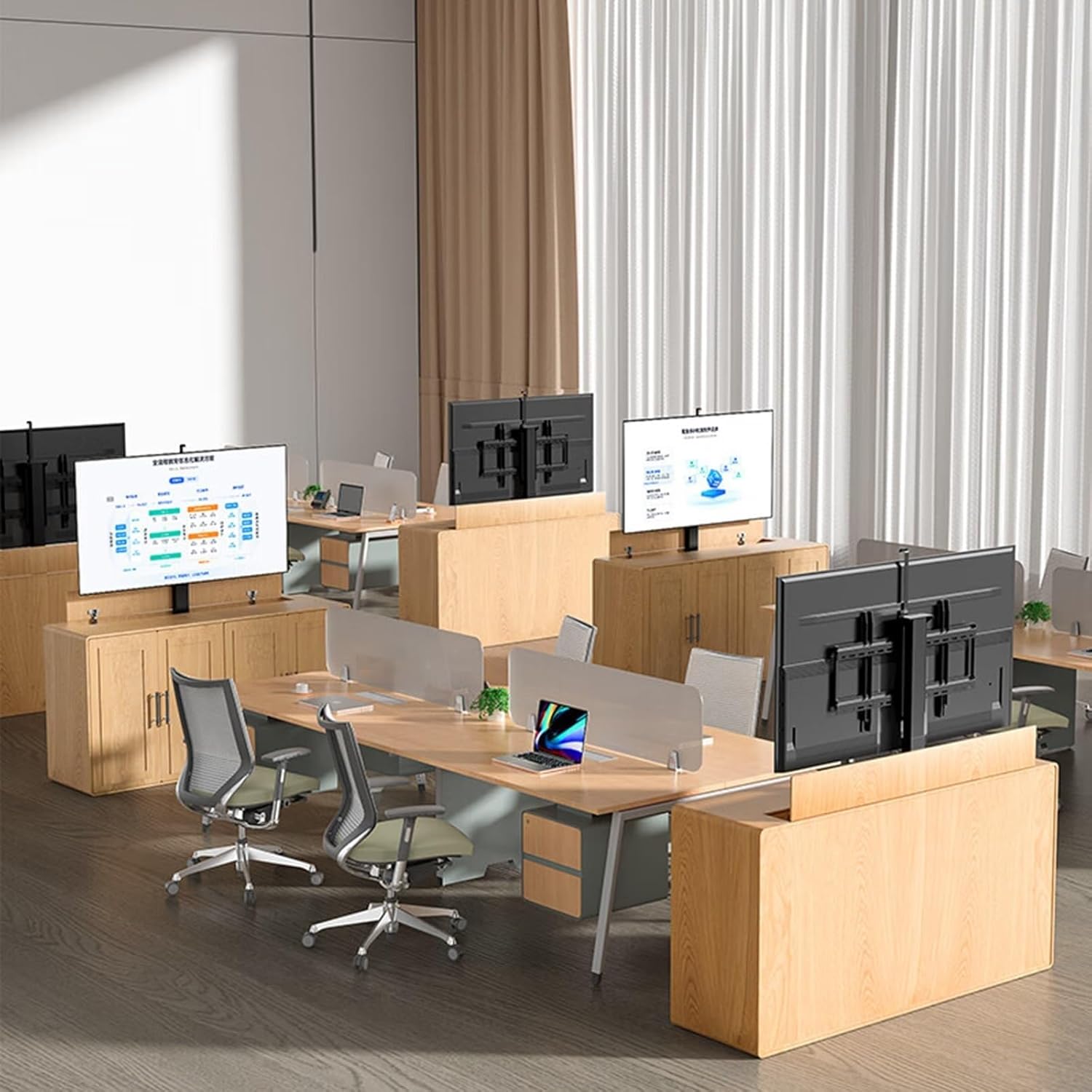 TV Monitor Wall Mount,TV Wall Mount,Electric Ceiling TV Mount, Motorized Lift for 26 to 75 Inch TV, Adjustable Ceiling TV Mount Bracket, Motorized TV Mount with Remote Control and Memory Setting