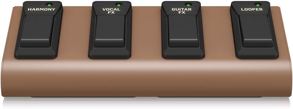 TC Helicon HARMONY V60 60 Watt 2 Channel Acoustic Amplifier with Vocal Processing, Looper, Tannoy Dual Concentric Speaker and 4-Button Footswitch