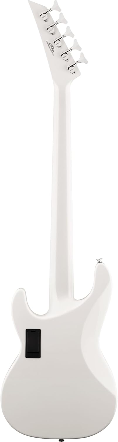 Jackson X Series 5-String Concert Bass CBXNT DX V, Snow White, Laurel Fingerboard