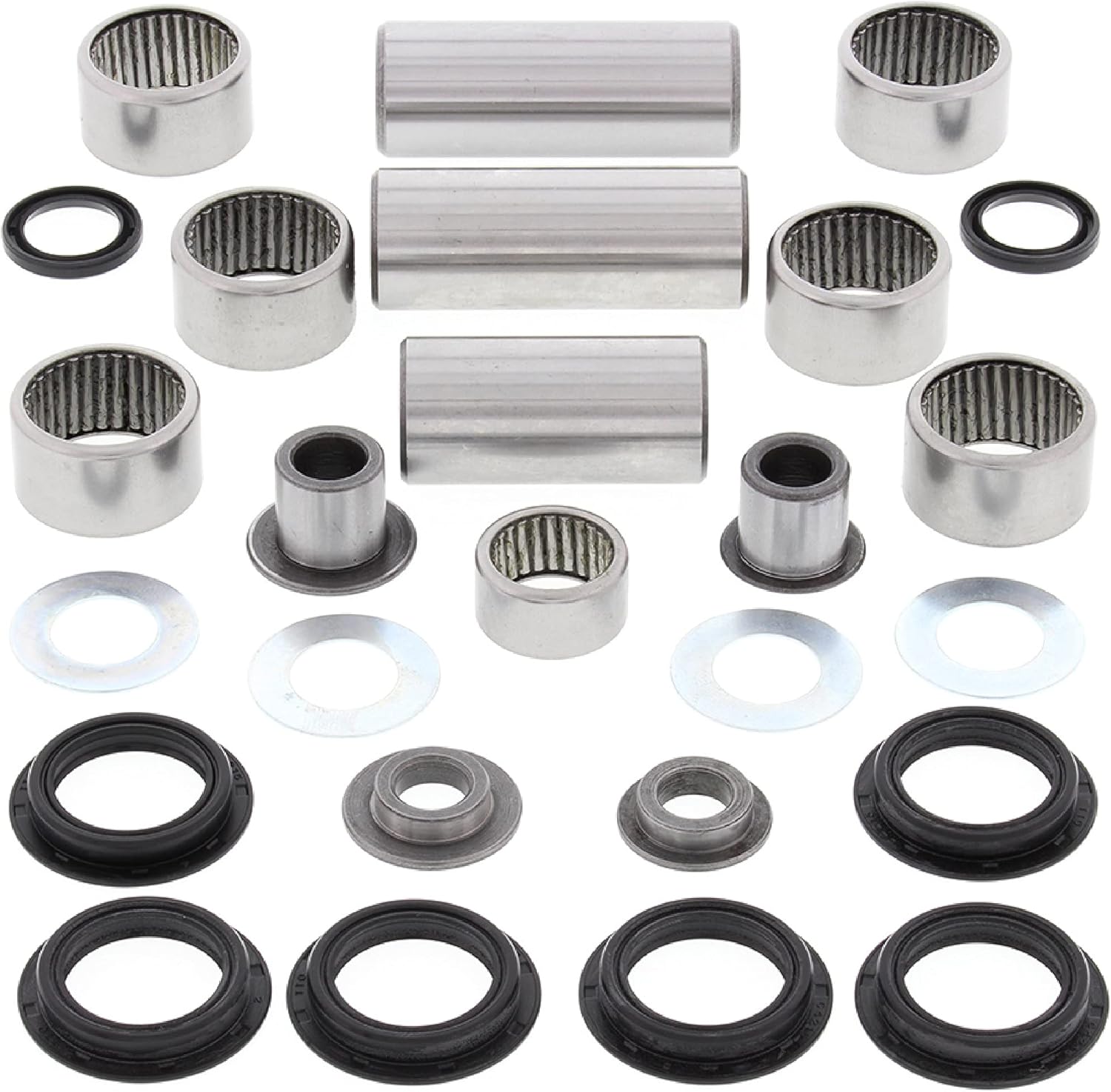 All Balls Racing 27-1037 Swing Arm Linkage Bearing Kit Compatible with/Replacement for Kawasaki KX125 1998 KX250 1998