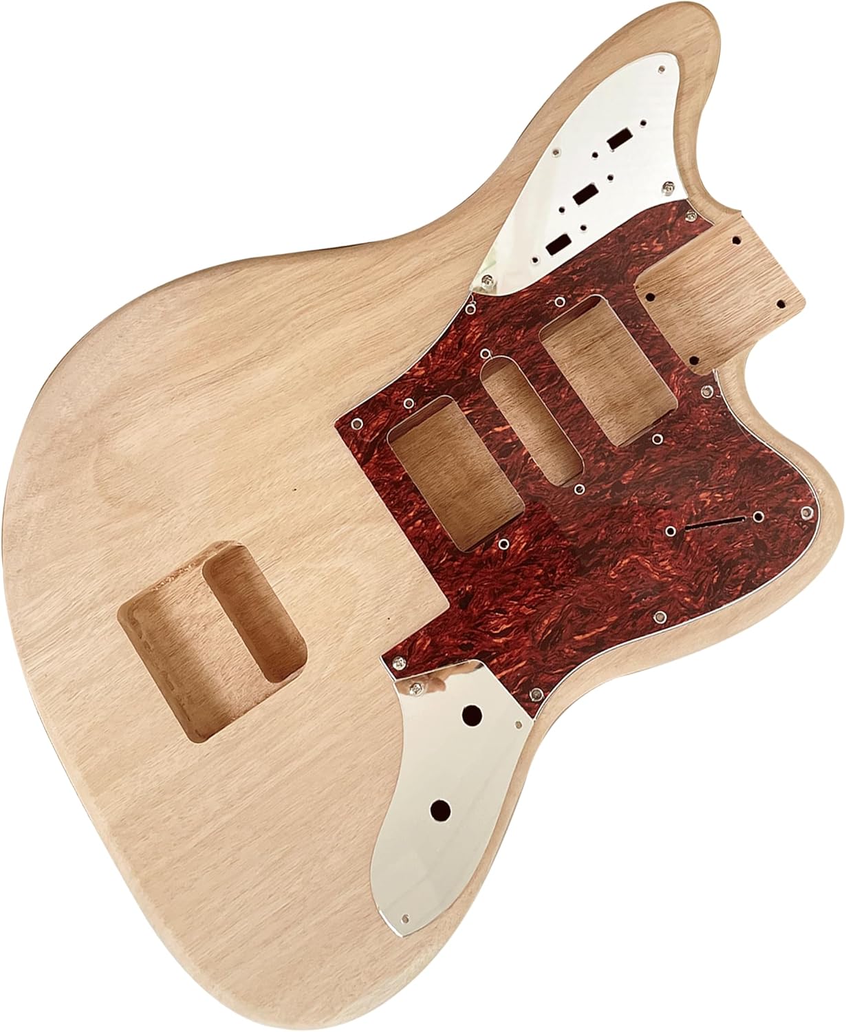 Electric Guitar Kit Beginner Kit 6 String Handed with Mahogany Body Mahogany Neck Rosewood Fingerboard Chrome Hardware DIY Build Your Own Guitar.