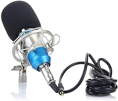 Condenser Recording Microphone Computer Network Karaoke for Radio Broadcasting Ktv Karaoke Vocal Microphone, Blue