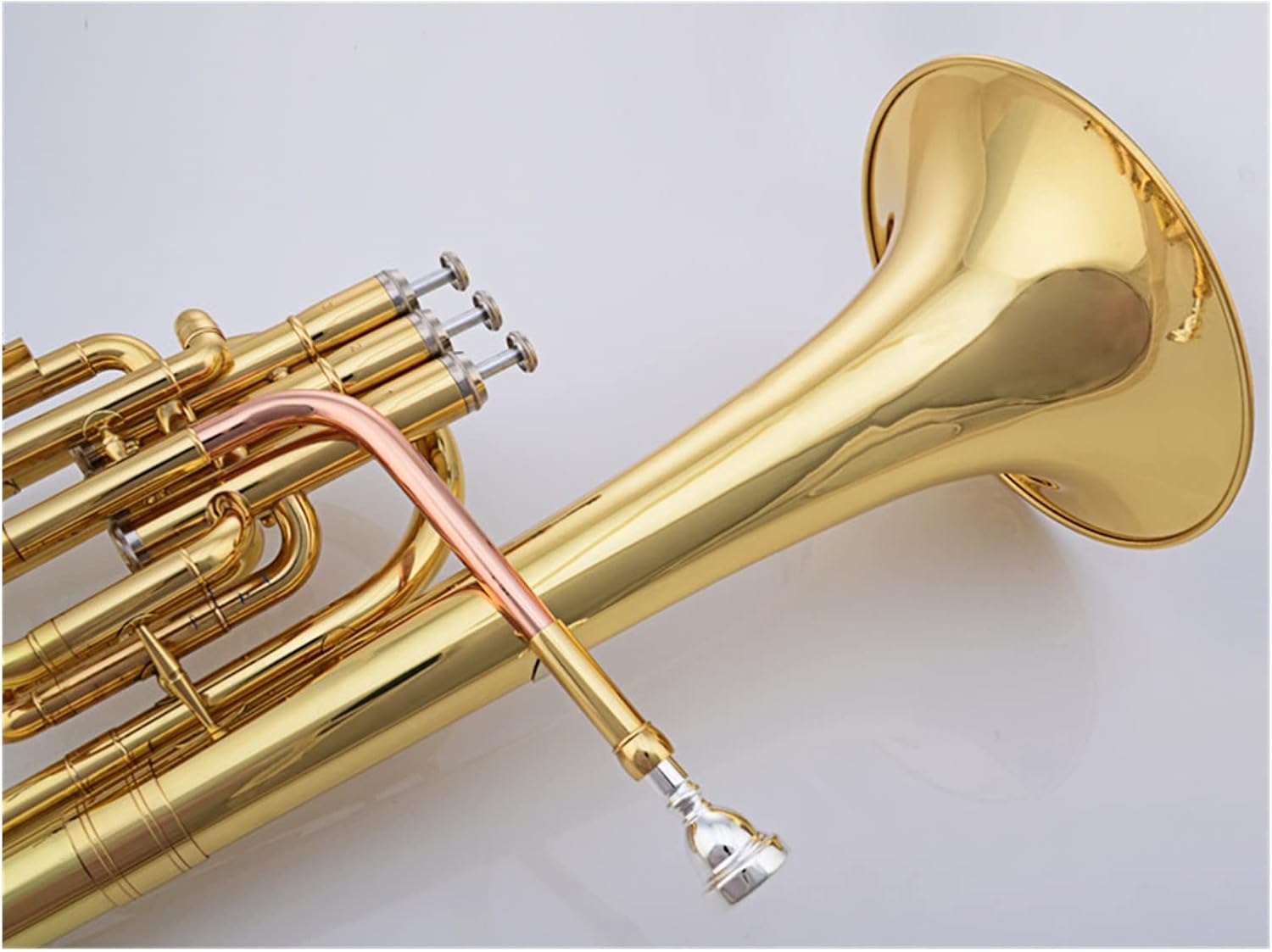 Brass Finishing Euphonium The E-Flat Lacquer Golden Midtone is Suitable for Students and Beginners to Play Professionally