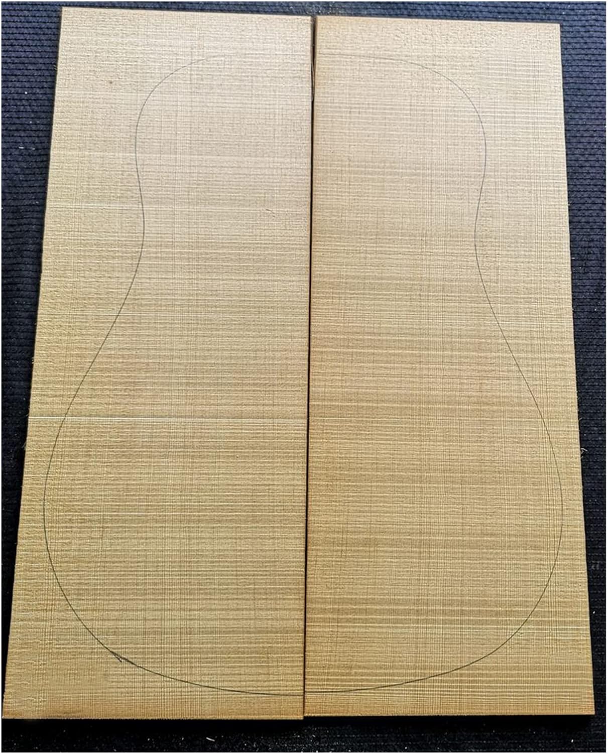 FLFL Spruce Veneer Guitar All-Single Guitar Making Materials Unfinished Guitar Kit (Color : 2)