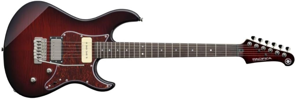 Yamaha Pacifica PAC611VFM DRB Solid-Body Electric Guitar, Dark Red Burst