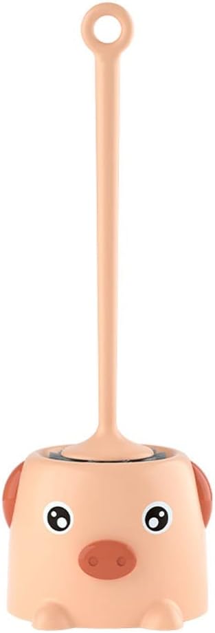 Toilet Brush Toilet Brush and Holder Set, Deep Clean Toilet Bowl Brush with Soft Bristle for Bathroom Toilet Brush Holder Cleaning Kits for Bathroom (Color : C) (B)