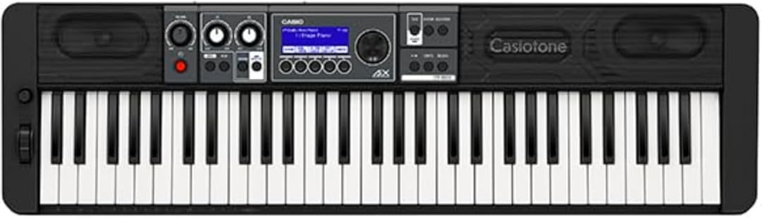 Casio Casiotone CT-S500 – 61-Key Touch-Responsive Portable Keyboard | 800 AiX Tones, DSP Effects, Bluetooth MIDI/Audio, 6-Track Recorder, USB, Line Outs, Casio Music Space App | Gig-Ready & Compact