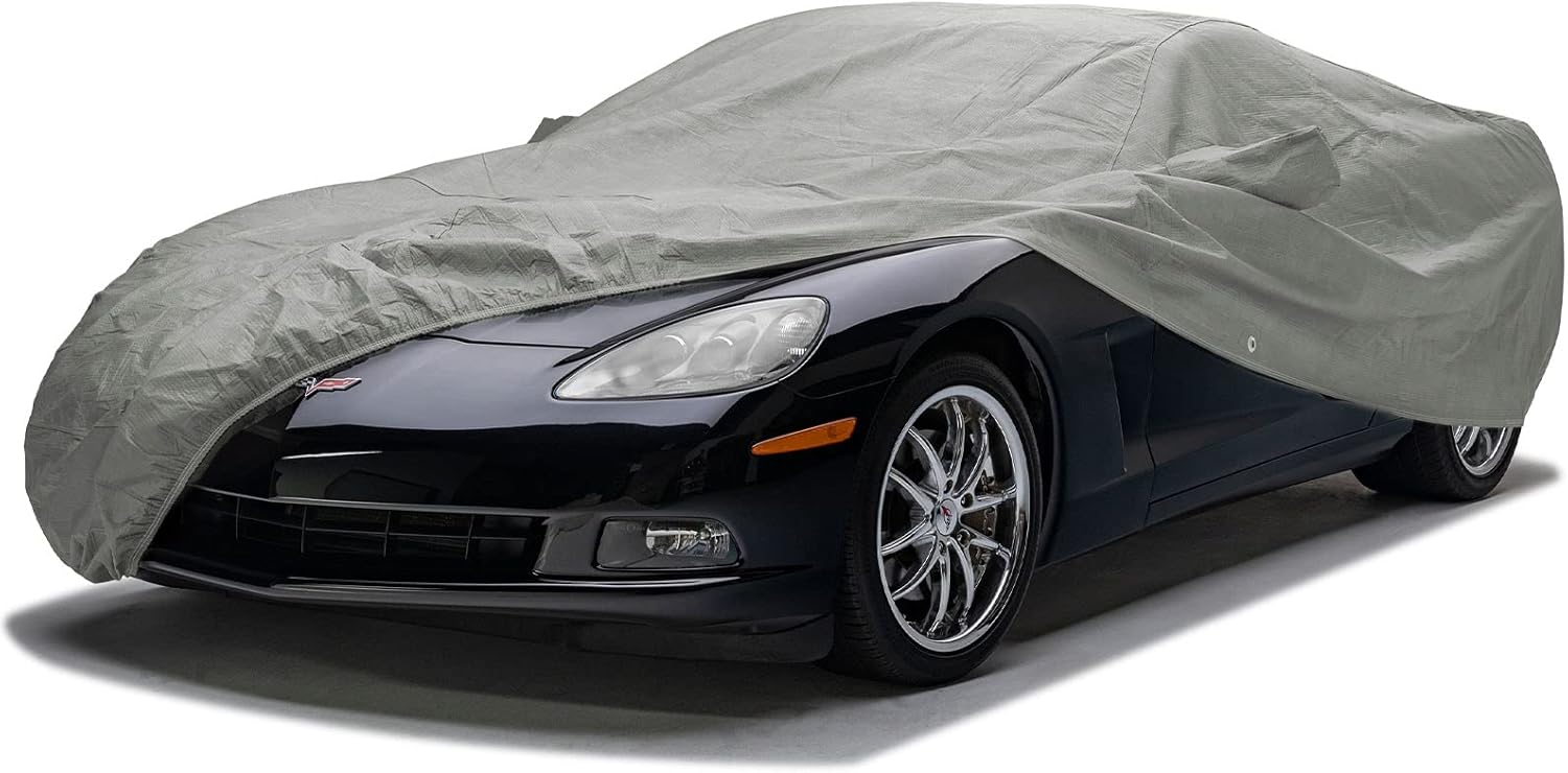 Covercraft Custom 5-Layer Indoor Car Cover | C16778IC | Compatible with: 2007-2020 Cadillac Escalade ESV, 2007-2020 Chevrolet Suburban, 2007-2020 GMC Yukon XL | Gray