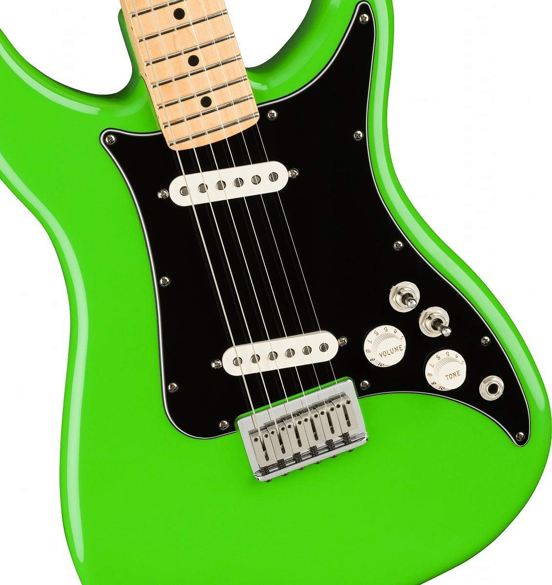 Fender Player Lead II Electric Guitar, with 2-Year Warranty, Neon Green, Maple Fingerboard