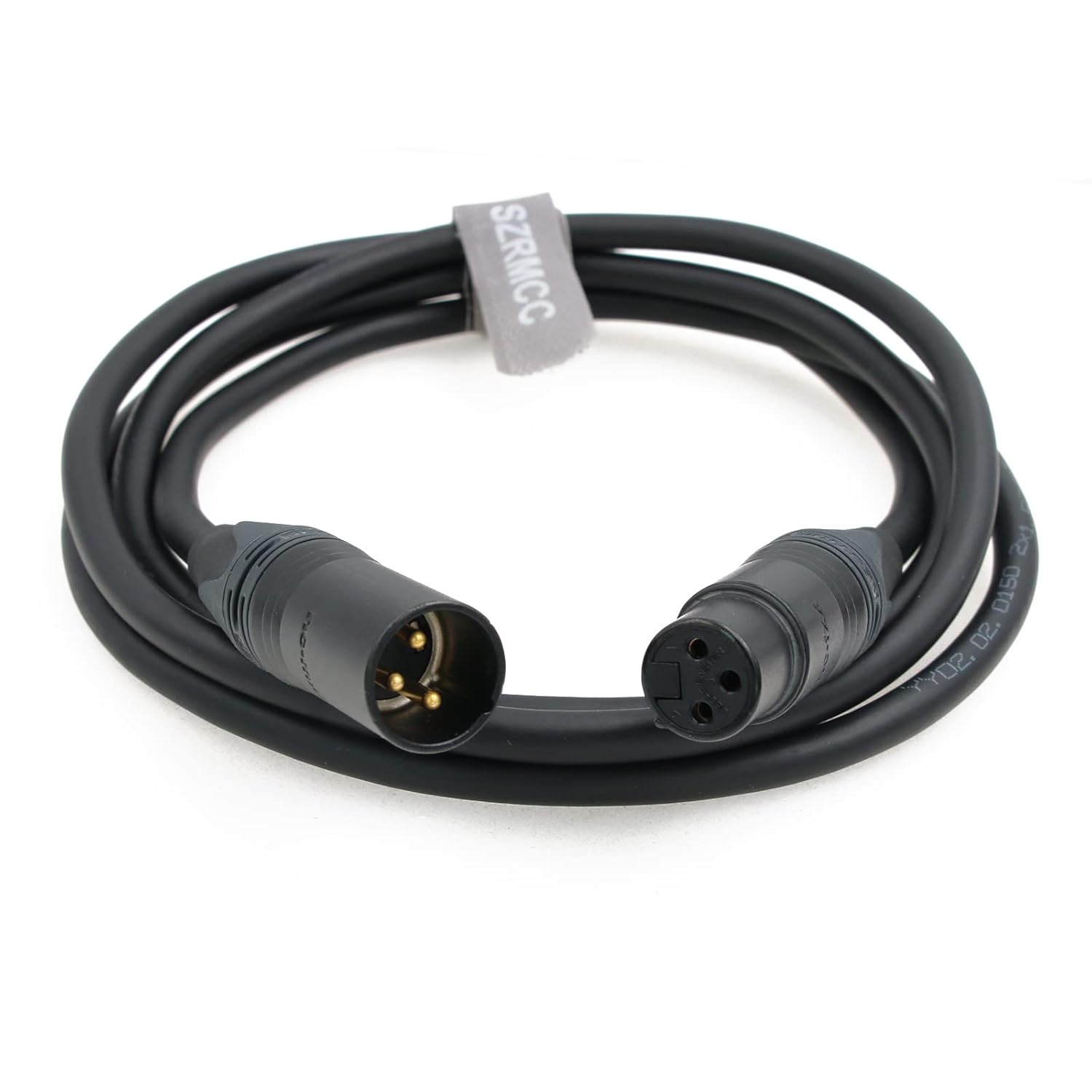 SZRMCC XLR Cable Original 3 Pin XLR Male to Female Balanced DMX Mic Audio Speaker Block Battery XLR Power Cable (Original XLR 3pin 15M)