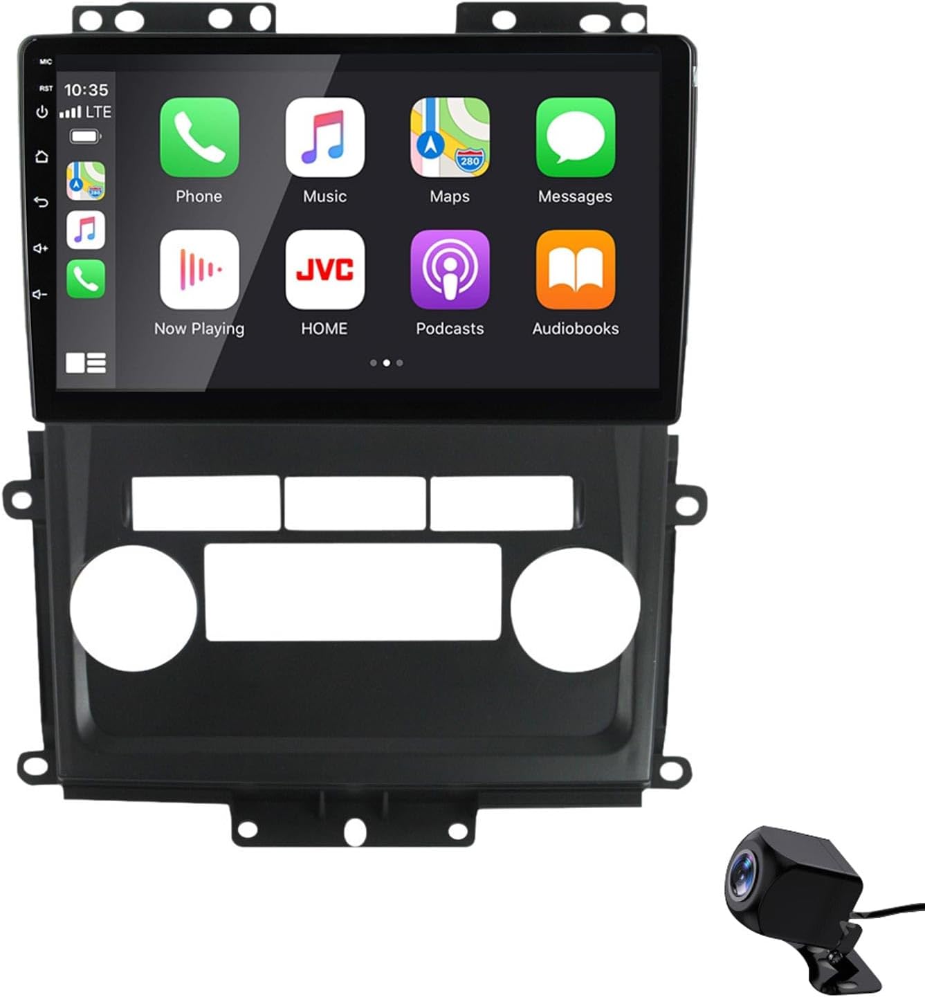 Wireless Android Auto Car Audio with GPS Navigation, Bluetooth Car Stereo for Nissan Frontier 2009-2012 with Wireless CarPlay FM/AM Radio