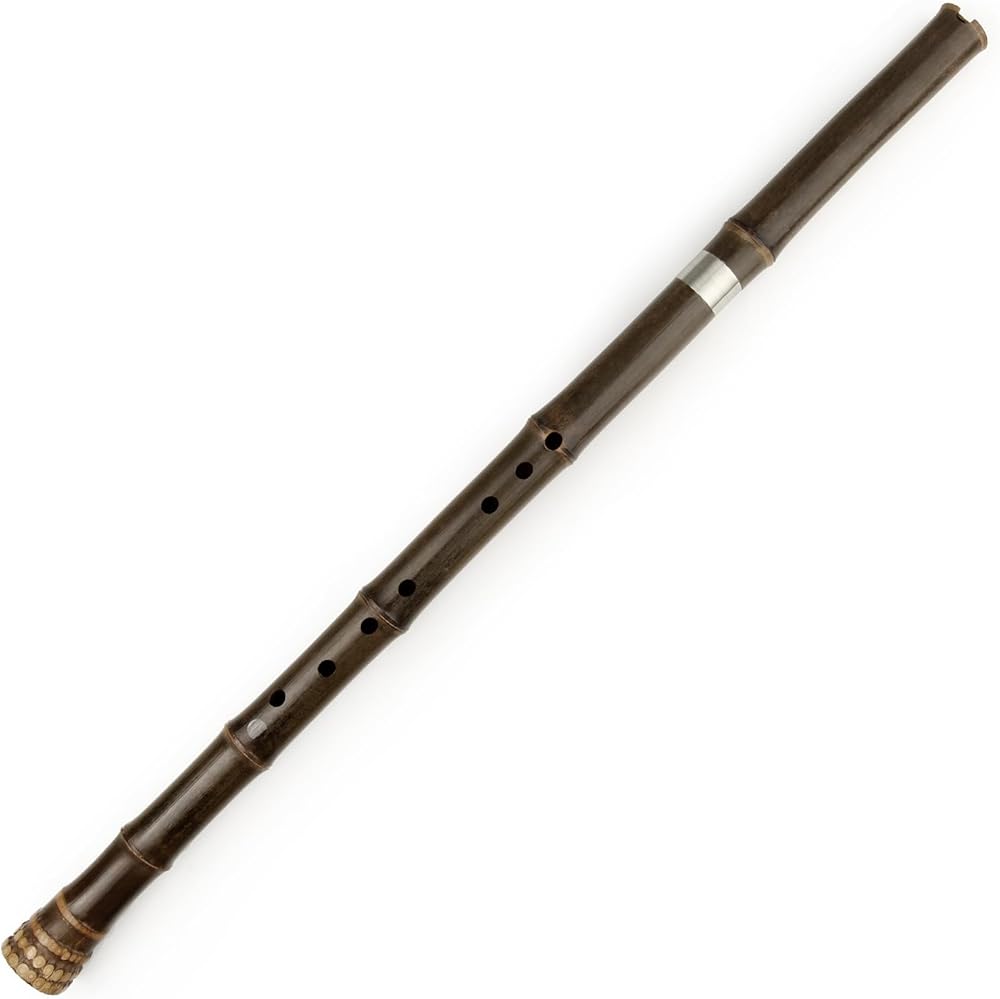 Key G Brown Vertical Bamboo Flute Traditional Chinese Musical Instrument XIAO
