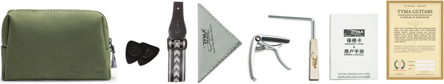 TYMA TD-12 SOLID TOP ACOUSTIC GUITAR