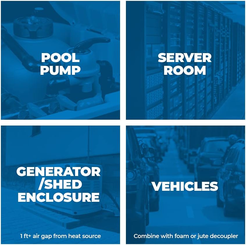 Second Skin Luxury Liner - 2 lb Mass Loaded Vinyl Noise Barrier - 1/4