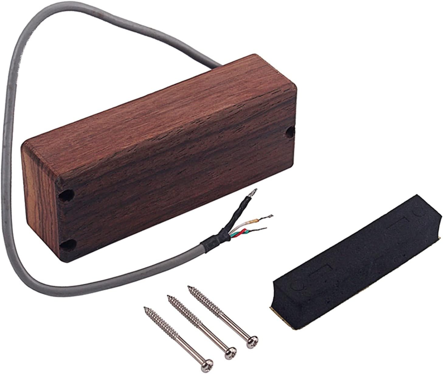 Humbucker Guitar Pickup Bass Pickup Set for 4 String Guitar, Humbucker, Rosewood 1pc