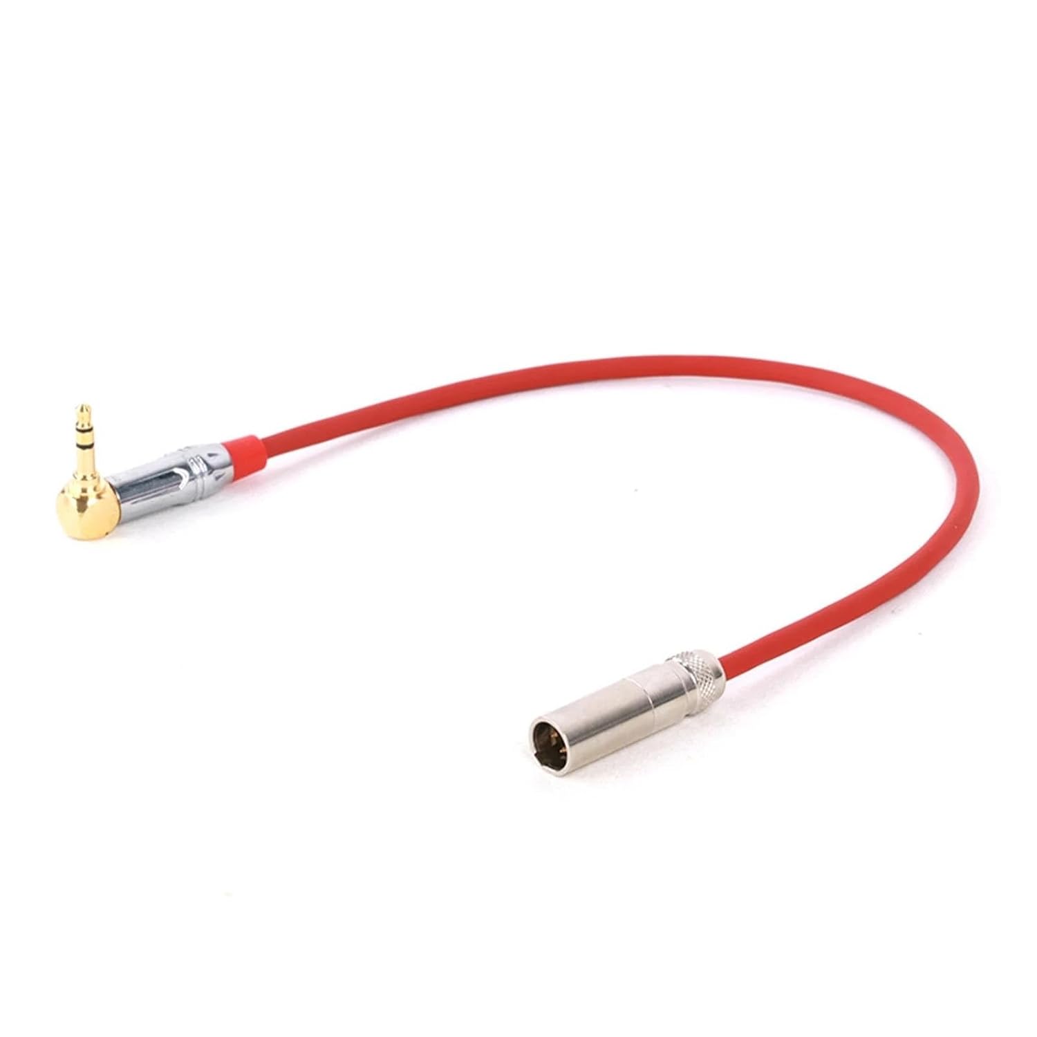 Guitar Audio Cable 3.5mm to Mini XLR 3 Pin Male/Female to Stereo Cable for Amplifier Computer Speaker Guitar Mixer Adapter Cable(Red,30M)