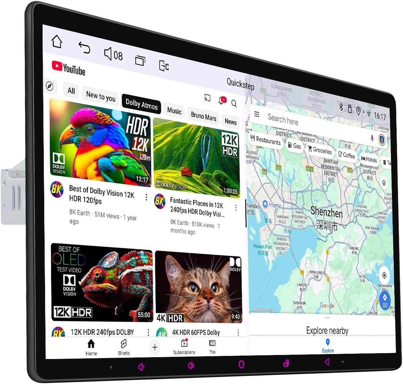 Joying Single Din Touchscreen Radio 15.1 Inch Car Stereo with Apple Carplay & Android Auto, 8GB+128GB Android 13 Head Unit with Mirror Link, AM/FM, Bluetooth, SWC, GPS(JY-UTS15N8)