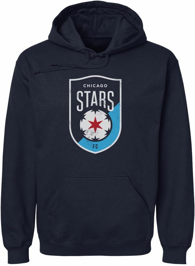 500 LEVEL Chicago Stars FC Vintage Primary Logo Men's Hoodie Sweatshirt