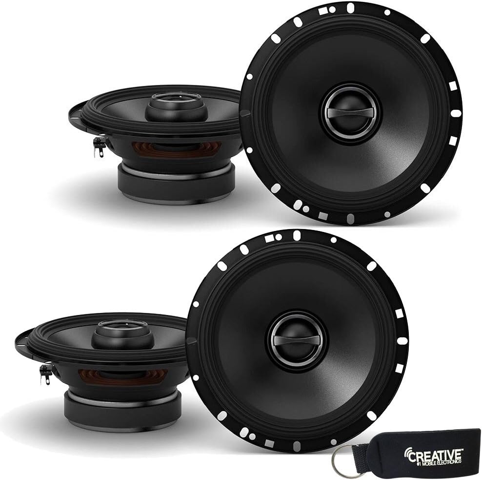 2 Alpine S-S65 Car Speaker 480W Max (160W RMS) 6.5