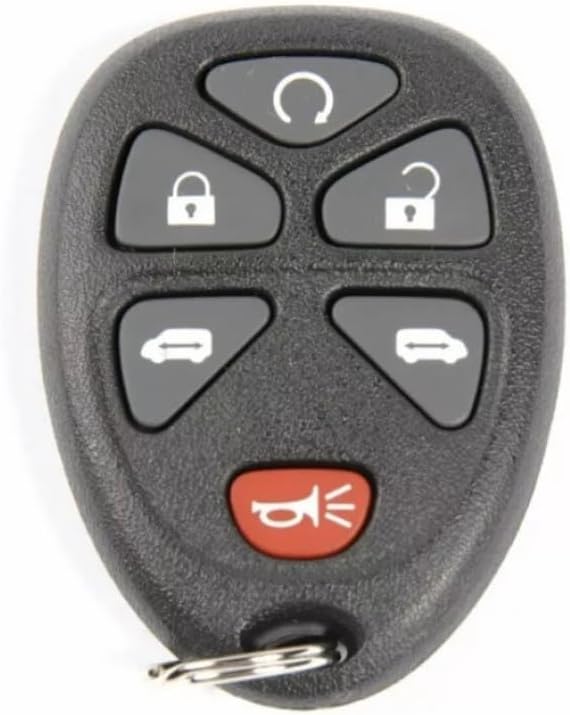 KarParts360 for Pontiac Montana 2005 06 07 08 2009 Keyless Entry Remote Key Fob | Black | Programming Required | 6 Buttons