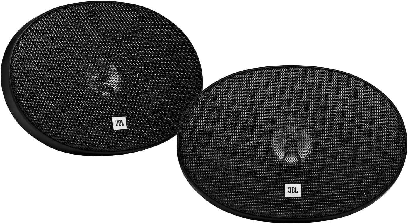 JBL Harman Kardon Stage1 9631 3-Way Oval Car Speaker Set - 300 Watt HiFi Speaker Boxes 16.5 x 23 cm | 6 x 9 Inches, Black
