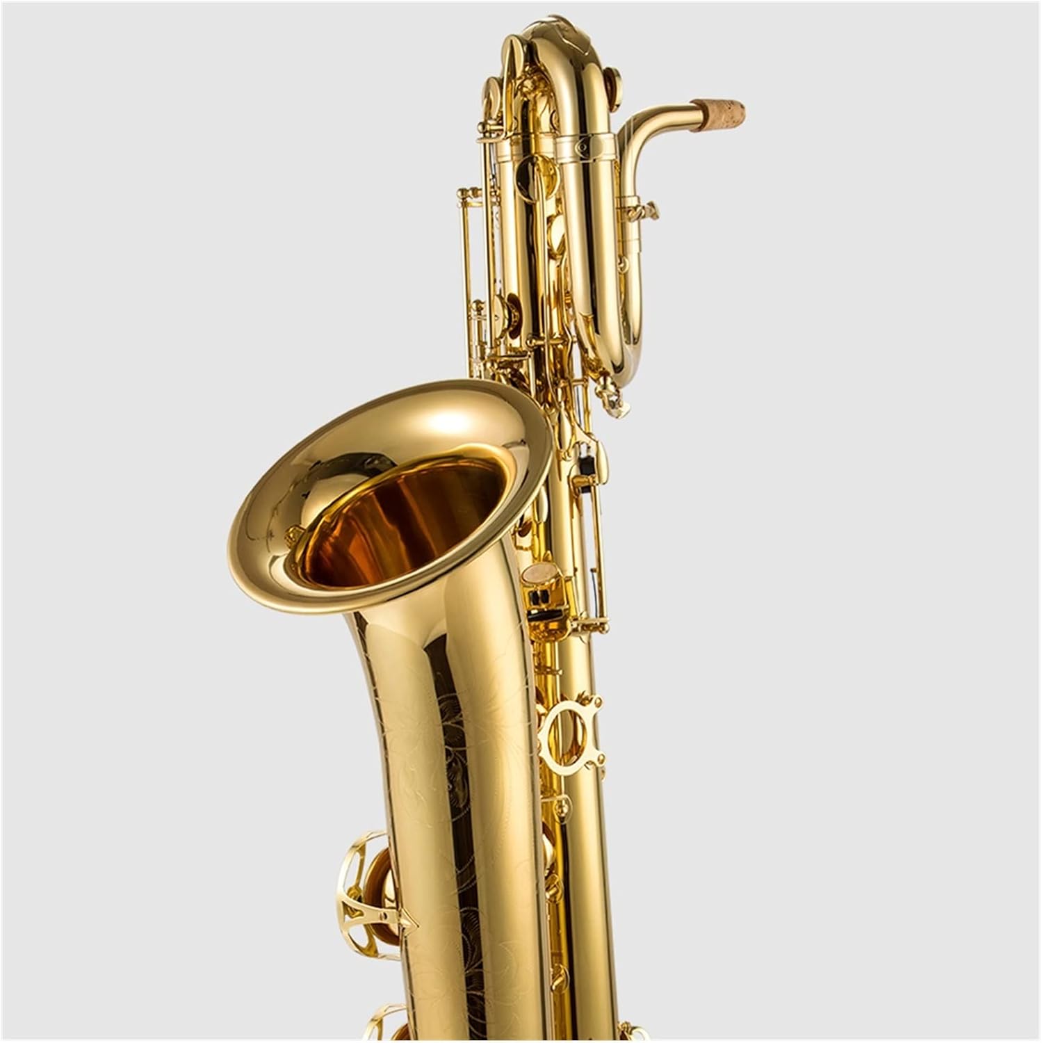 E-Flat Upper Bass Saxophone Instrument for Band-Specific Bass