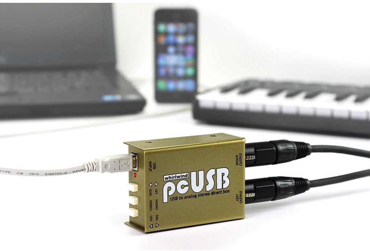 Whirlwind PcUSB 2-Channel Active USB Pieces Direct Box