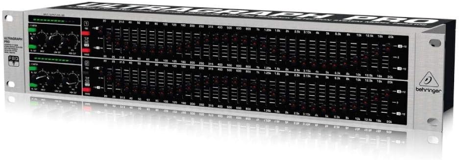 Behringer Ultragraph Pro Fbq3102 Ultra-Musical 31-Band Stereo Graphic Equalizer With Fbq Feedback Detection System