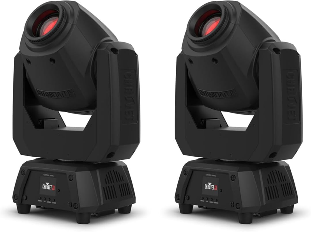 Audiosavings Bundle: Chauvet DJ Intimidator Spot 260X Compact DMX LED Moving Head Light w/RF Receiver (2 Items)