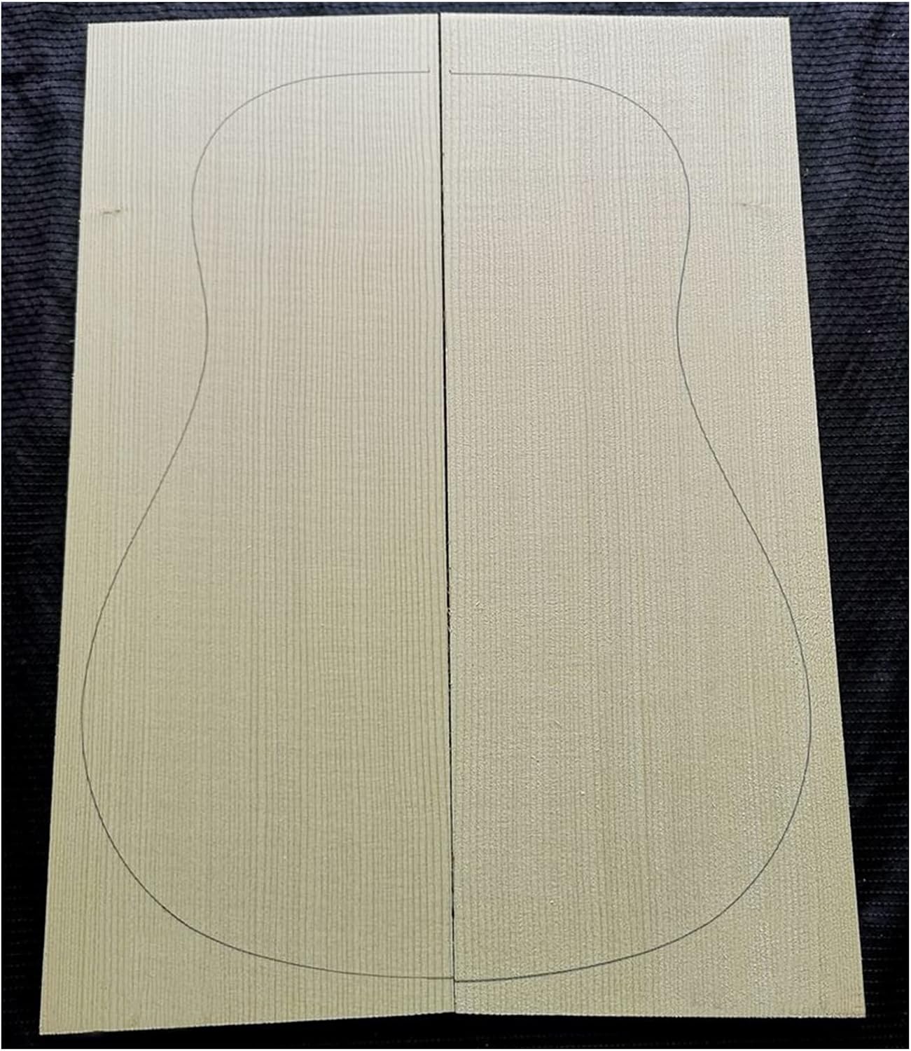 FLFL Full Veneer Guitar Spruce Panel Making Guitar Accessories Materials Unfinished Guitar Kit (Color : 17)