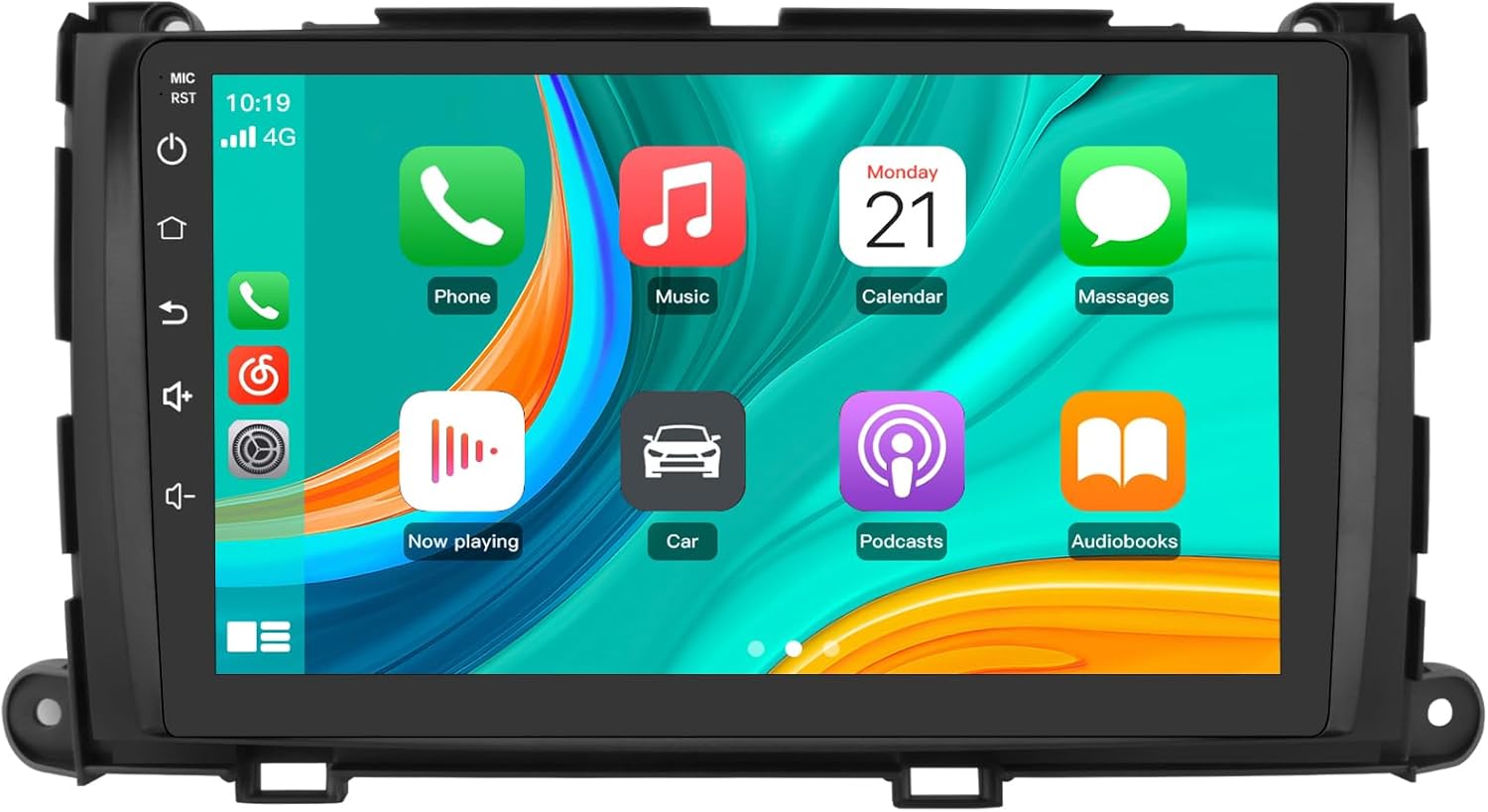 Android 13 Car Radio Stereo for Toyota Sienna 2011-2014 Wireless CarPlay Andriod Auto 2G+32G with SWC WiFi GPS Navigation DSP Bluetooth FM Radio