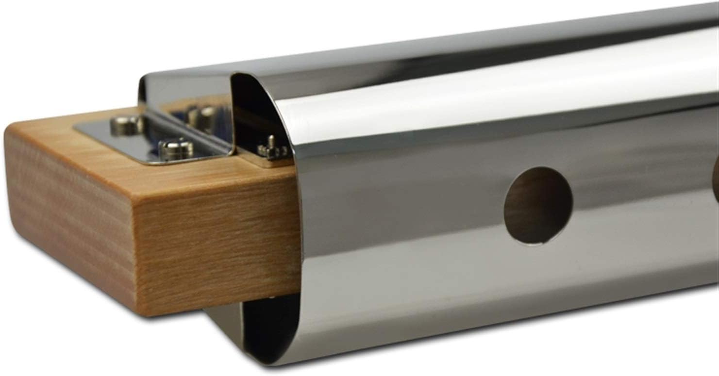 SUOFEILAIMU 25 Hole Bass Harmonica Brass Mouth Organ Instrument Blues Harp Instrumento Chromatic Harmonica Key C Music Instrumet (Color : Silver)