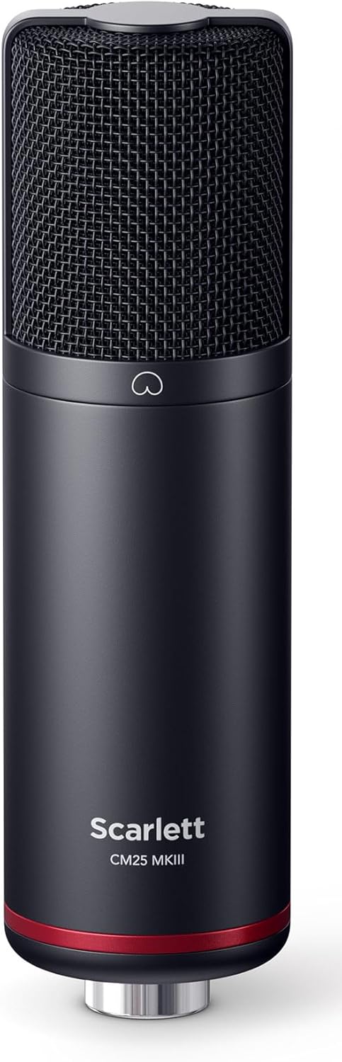 Audiosavings Bundle:(1) Rockville RDTS Studio Desktop Tripod Microphone Stand+Mic Clip Bundle with (1) Focusrite Scarlett Solo Studio 4th Gen Recording Interface+Mic+Pop Filter+Cable (Items 2)