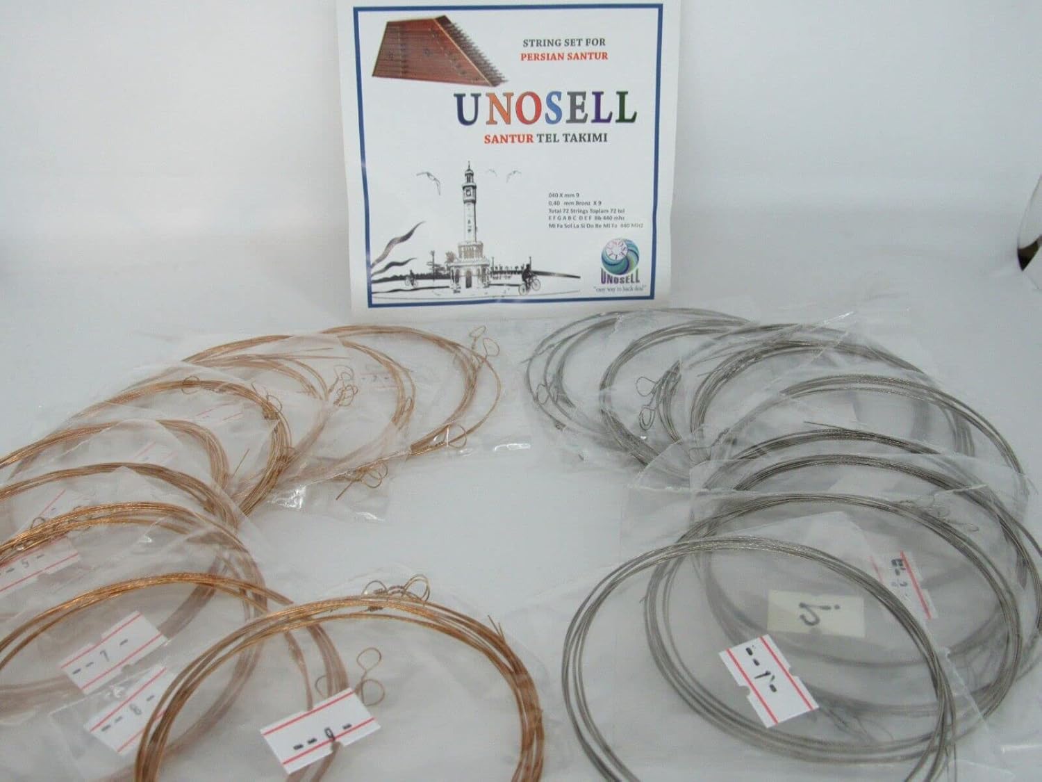 3 X String Set For Persian String Instrument Santur Santoor