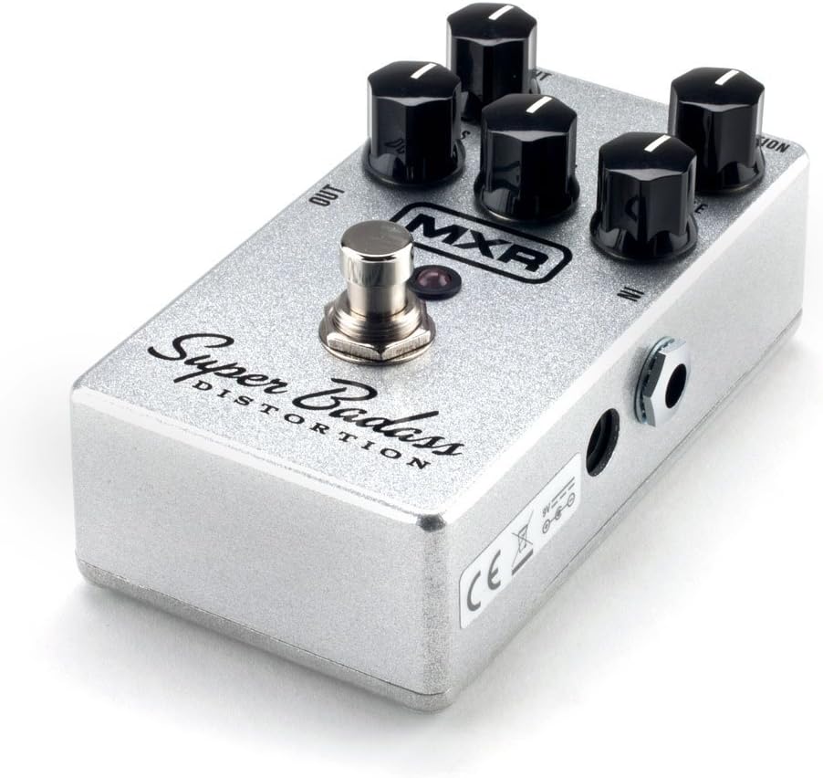 Dunlop MXR M75 Super Badass Distortion Effects Pedal With a Pair of Patch Cables