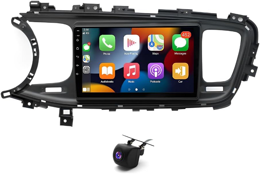 Android 13 Double Din Car Stereo Compatible with Kia Optima K5 2011-2015, 2G+32G 9