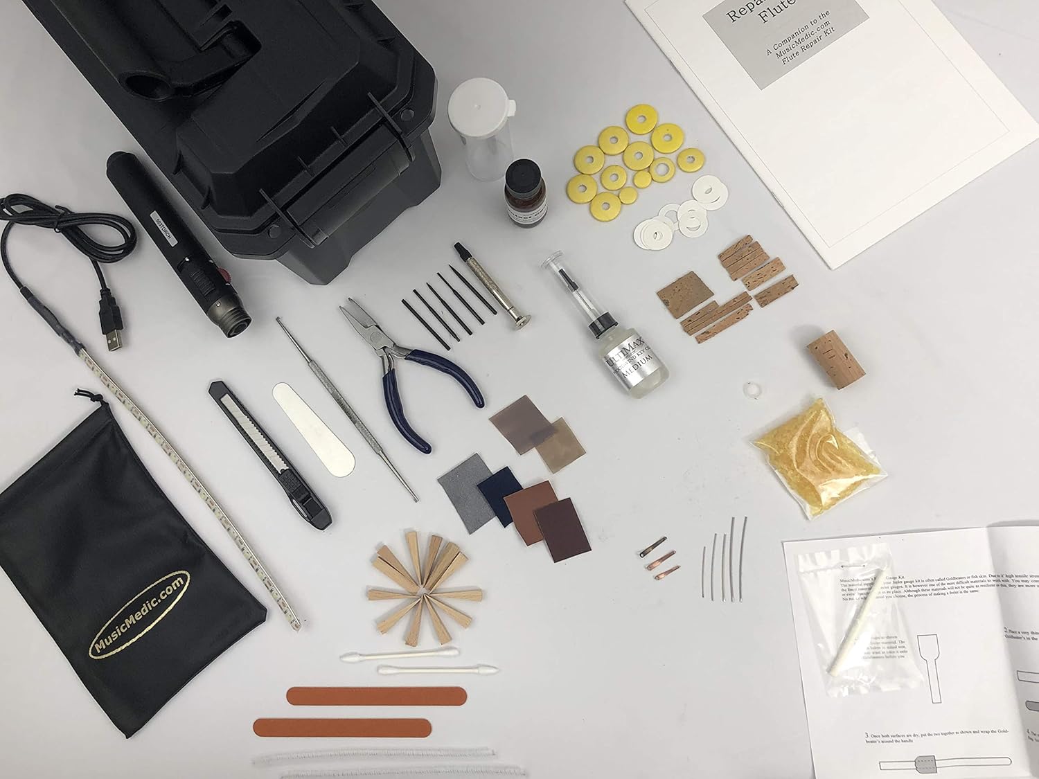 MUSICMEDIC.COM FLUTE REPAIR KIT English Instructions