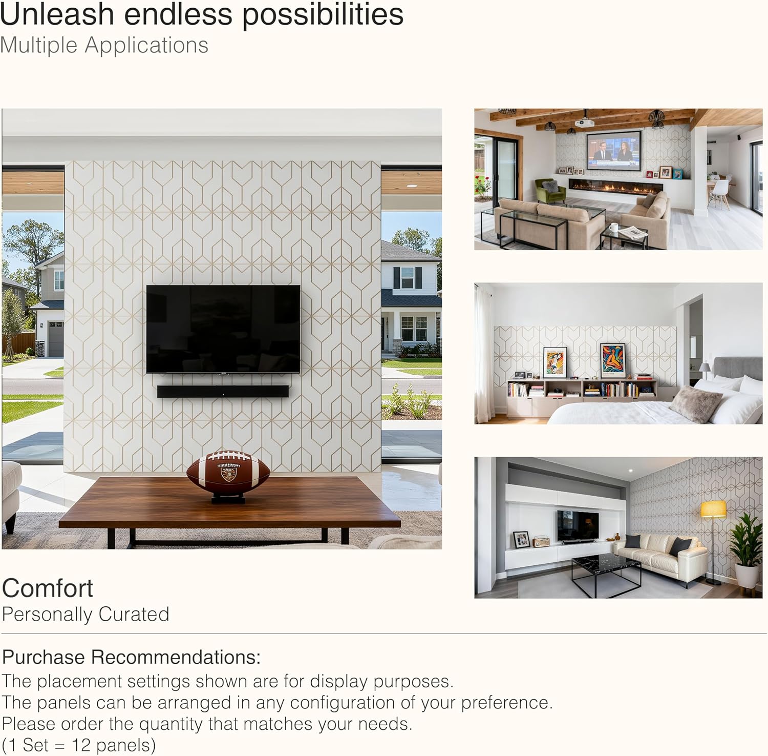 12-Pack Acoustic Panels, 16