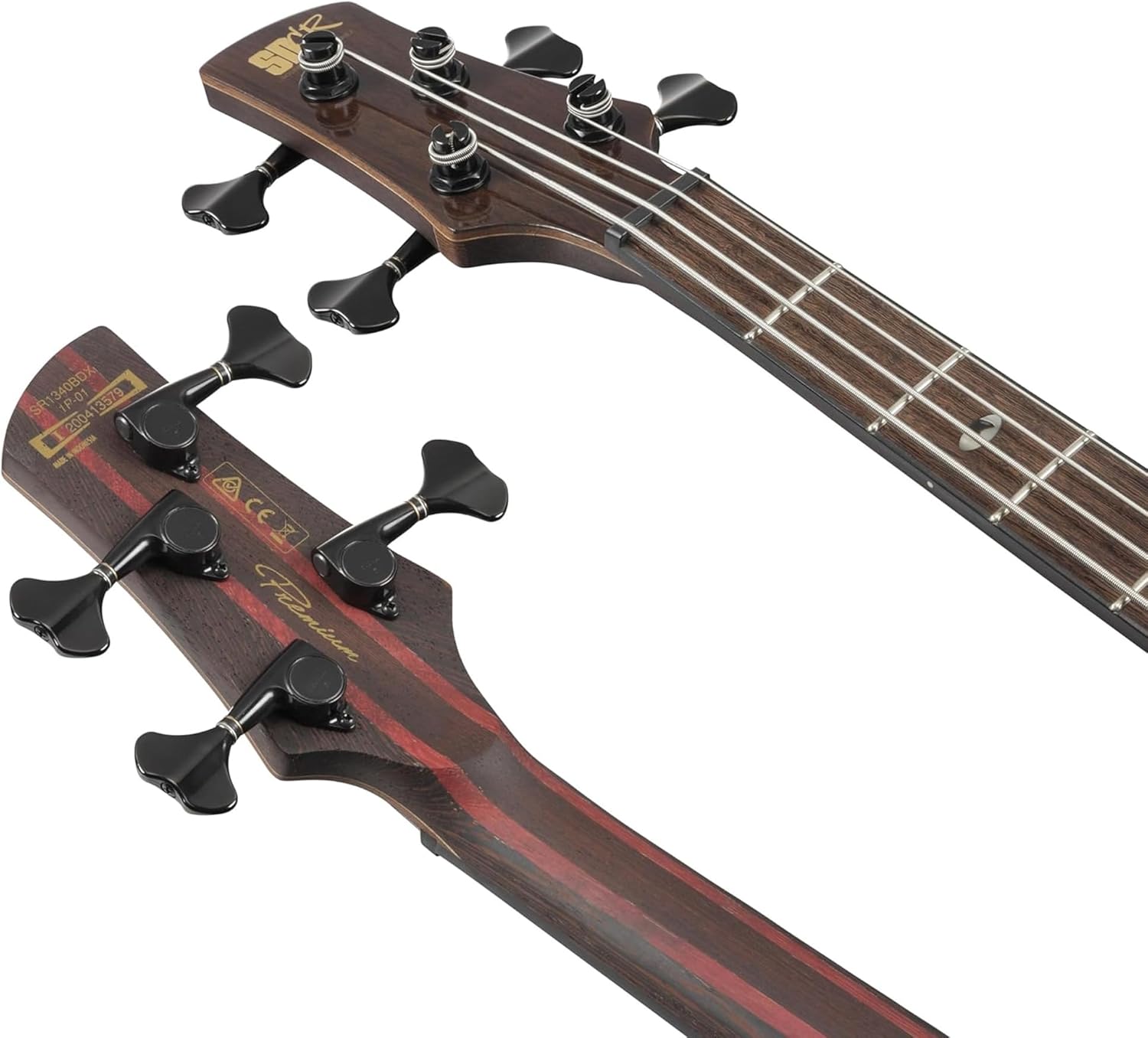 Ibanez SR1300SB SR Premium Bass Guitar - Magic Wave Low Gloss Bundle with Gig Bag, Tuner, Cable, Strap, Austin Bazaar Instructional DVD, and Polishing Cloth