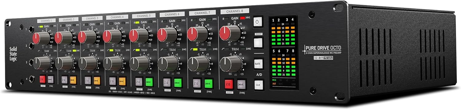 Solid State Logic PureDrive Octo 8 Channel Mic Pre