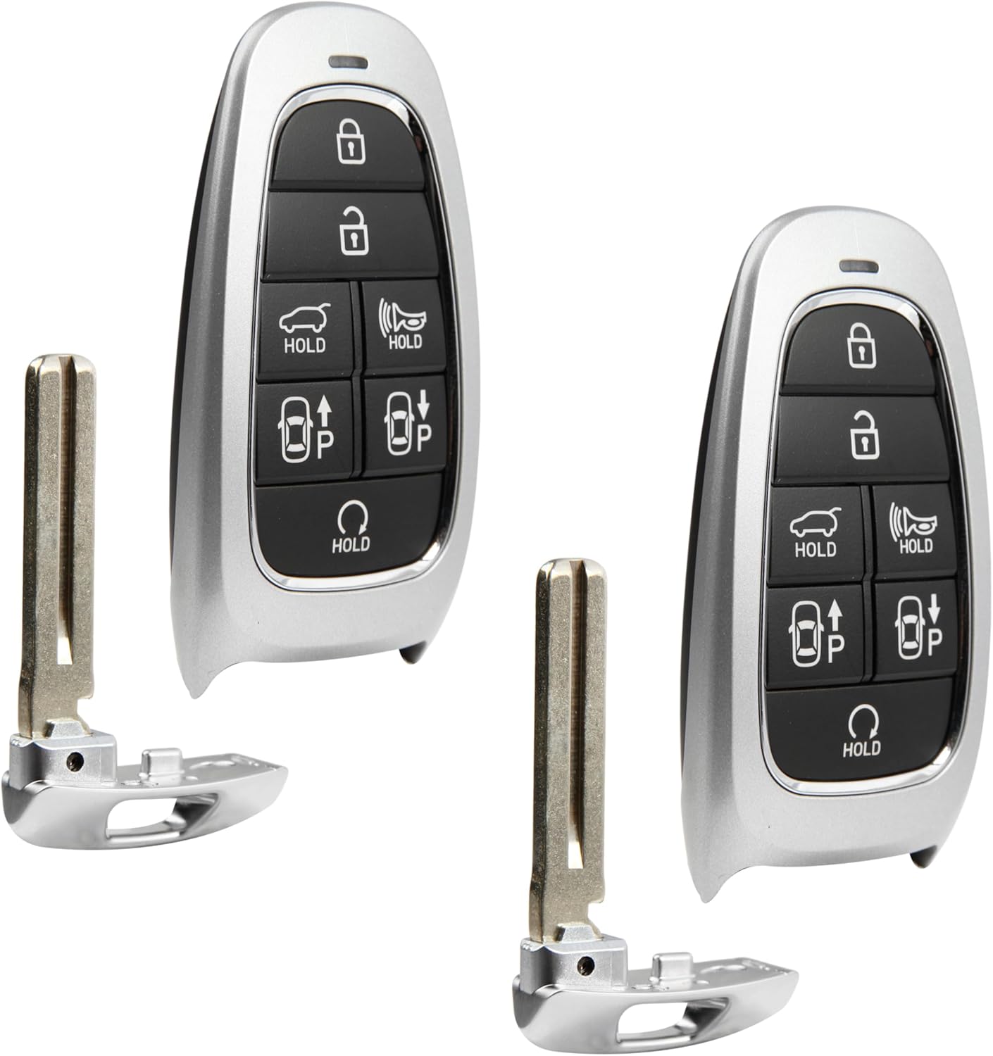 2X Keyless Entry Remote Key Fob Replacement 8-Button for 2023 2024 2025 Hyundai Genesis GV70 (TQ8-FOB-4F35, 95440-AR011)