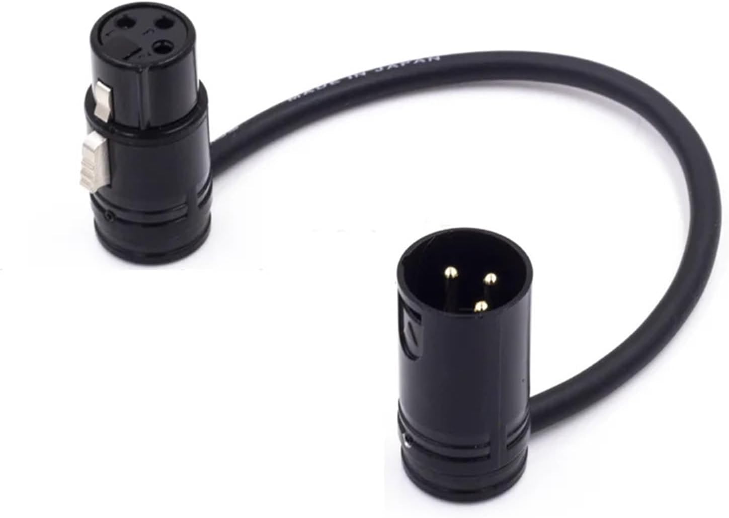 Right Angled Curved K3M Microphone Cable for FX3 FX30 ILME-FX6 XLR-K3M DMW-XLR1GK GH5 NX200 AG-CX98MC x1500 Camera(20cm)