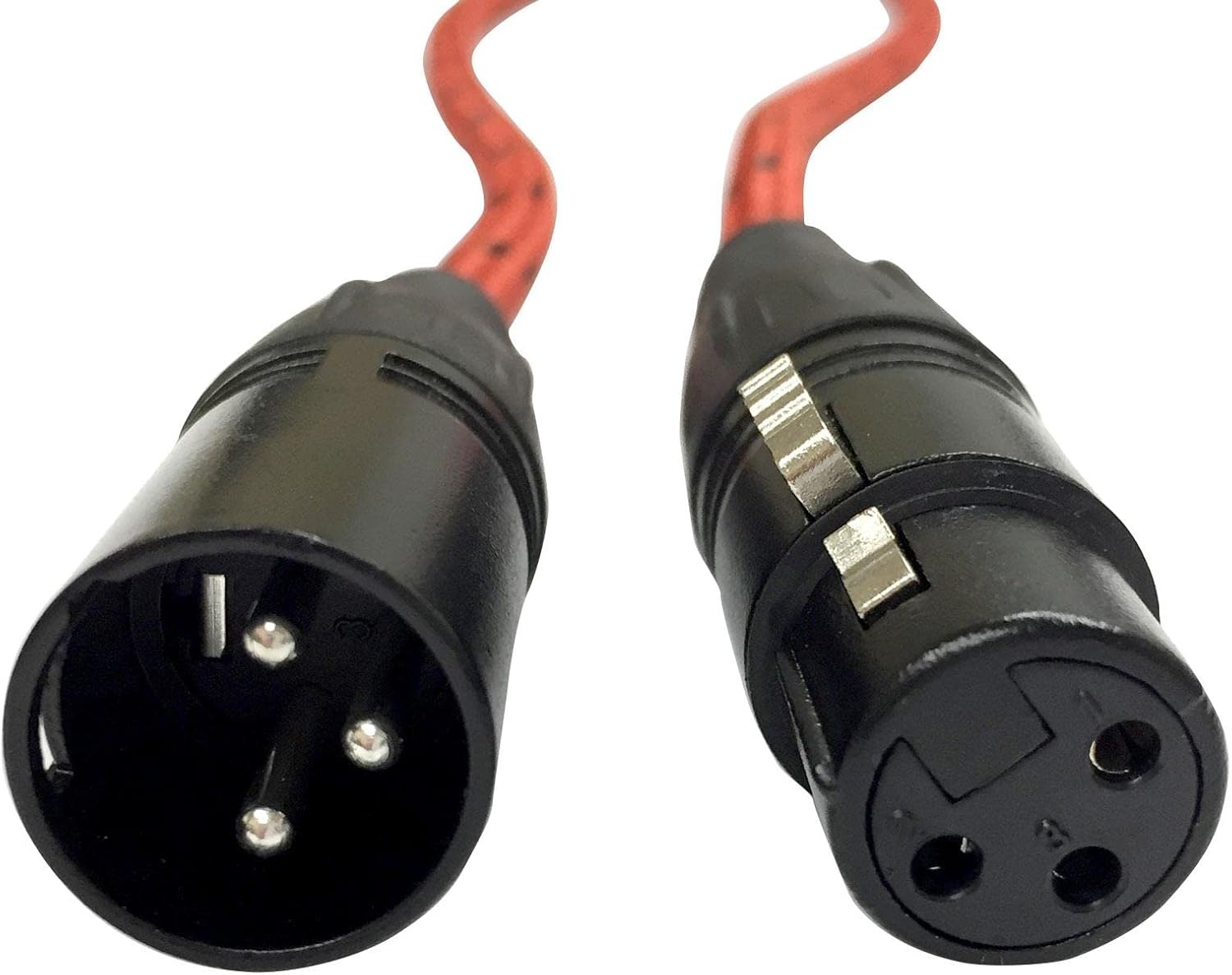 Accessories Pack 20ft Red XLR Cables 2 Pack + Case + Mic Holsters